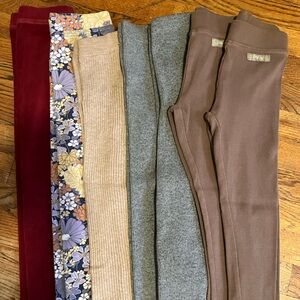 Bundle- girls 7-8 years old 7 pairs of pants Crewcuts(Jcrew) & Zara